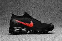 femmes nike air vapormax flyknit moc flyknit black red